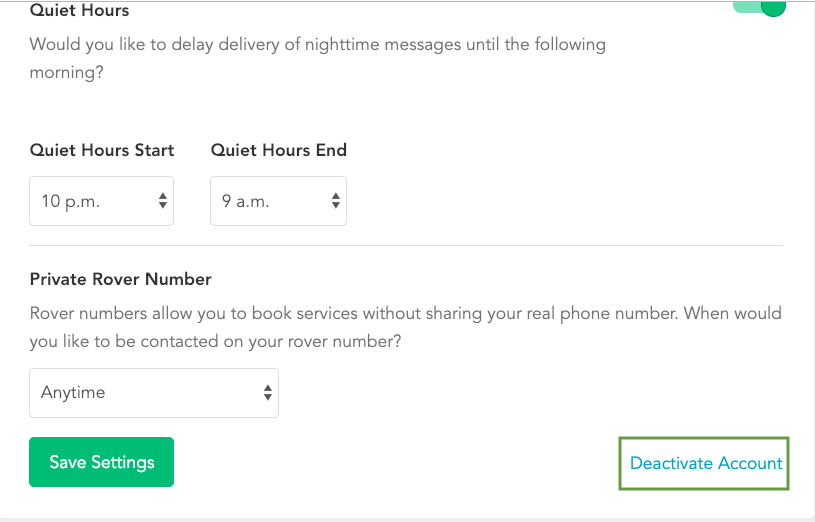 How Do I Deactivate My Rover Account Help Center - 